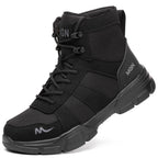 Work Boots Indestructible Safety Shoes Men Steel Toe Shoes Puncture-Proof Sneakers Women Non Slip Work Shoes Male Tactical Boots