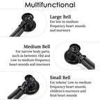 Medical Double Sided Stethoscope Professional Portable Cardiology Stethoscope Medical Equipment Nurse Doctor Stethoscope