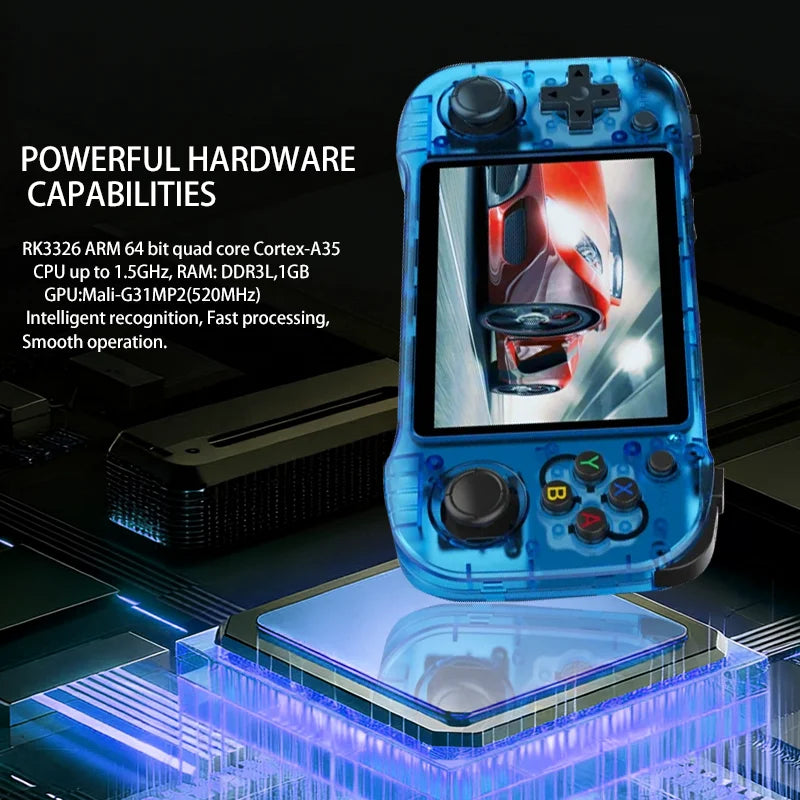 NEW 4.2inch R46H Retro Handheld Game Console Linux System 64G/128G IPS Screen Two-player WIFI Game Console Portable Pocket R46S Secondary image