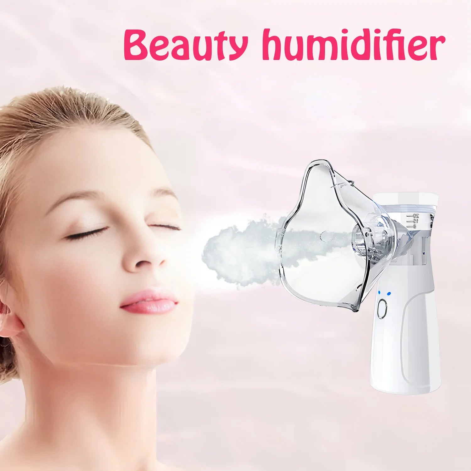 Spray-head Nano Mist Sprayer Mini Handheld Hydrating Humidifier Skin Care Portable Facial Steamer Nebulizer Secondary image