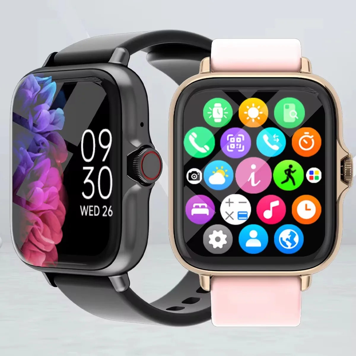 1.83'' Waterproof Smart Watch with Message Answer Call Sleep Monitoring Sports Pedometer Information Alerts For iPhone Android Main image