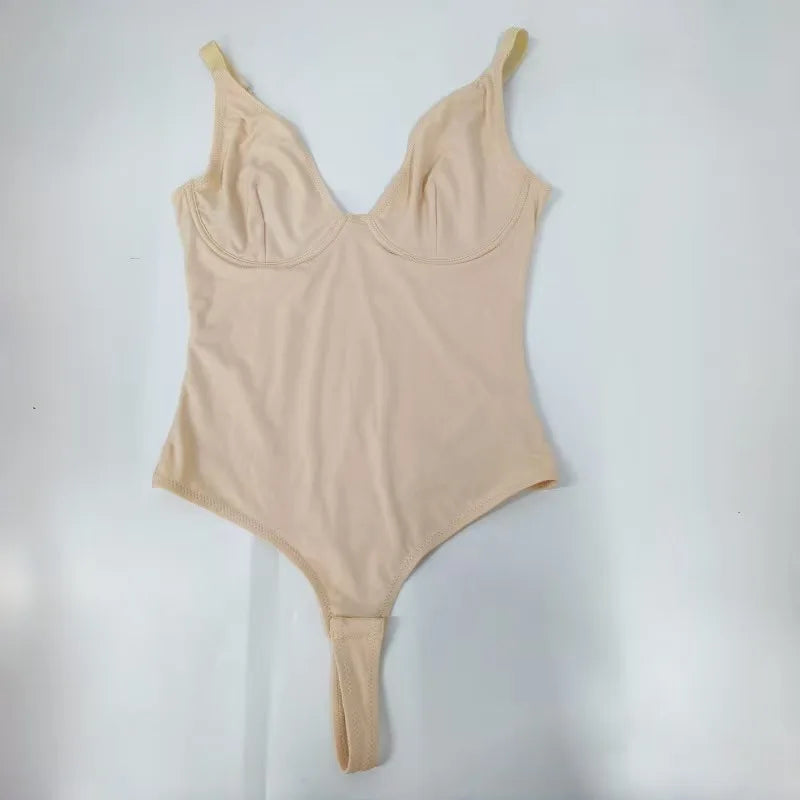 Women's sports clothing, low neck suspender, top yoga fitness bodysuit, tight fitting clothing, women's underwear, women's sexy