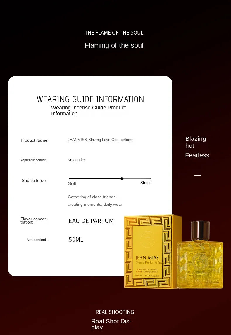 Charming Cupid Men Perfume Long-Lasting Fragrance Fresh Natural Dating Eau De Toilette Cologne Citrus Ocean Body Spray For Man