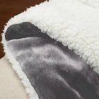 1Pc 130X160cm Sherpa Fleece Blanket Thicken Soft Warm Bed Sofa Throw Blankets Microfiber Winter Bed Blanket for Camping