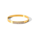 New Waterproof Cubic Zirconia Bangles Stainless Steel Bracelets Tarnish Free  Jewelry for Women Factory Wholesales Customize