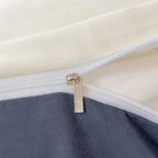 2-side Solid Color Brush Fabric Bed Set 4 Pieces Duvet Cover Pillowcase Bedding Set Bed Sheet Quilt Cover Single Queen King Size