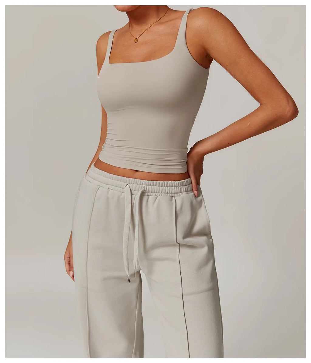 Summer Women's Workout Yoga Tank Top Quick-Dry Gym Sports Vest Female Running Tight Top Women U-Back Fitness Underwear