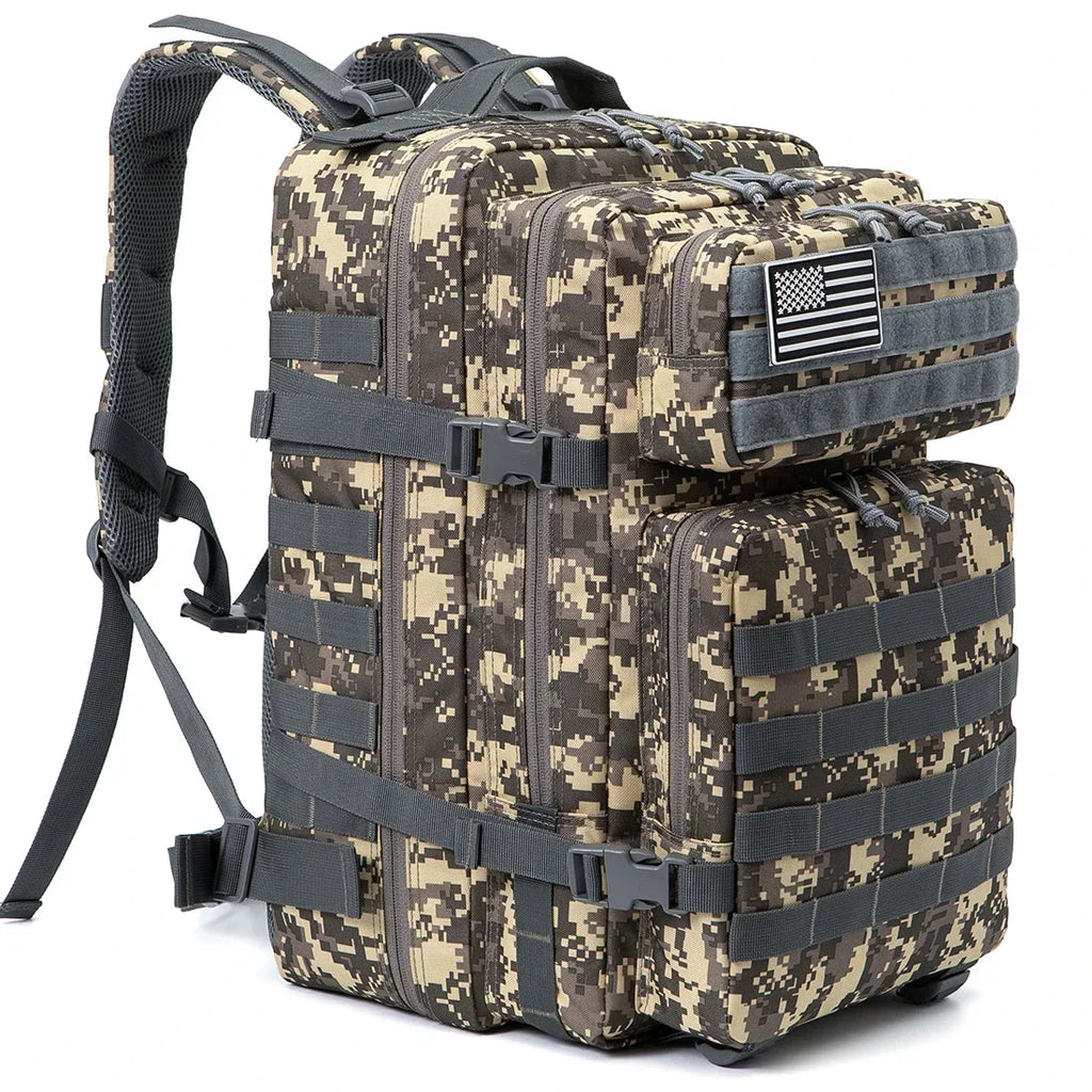 Outdoor Tactical Backpacks 45L Large Capacity Man 3 Days Molle Assault Bags For Outdoor Trekking Camping Backpack
