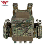 YAKEDA Quick Release 1000D Nylon Tactical Outdoor Vest With Adjustable and Molle System for Airsoft Hunting