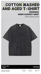 Video Games Rot Your Brains Washed Retro Mens T-Shirt Cotton Loose Tees Cotton Oversize Streetwear Breathable Tshirt Couple