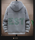 Winter Men's Sets Tracksuit Men Wool Hooded Sweatshirt Thicken Warm Sportswear Male Casual Suit Two Piece Sets