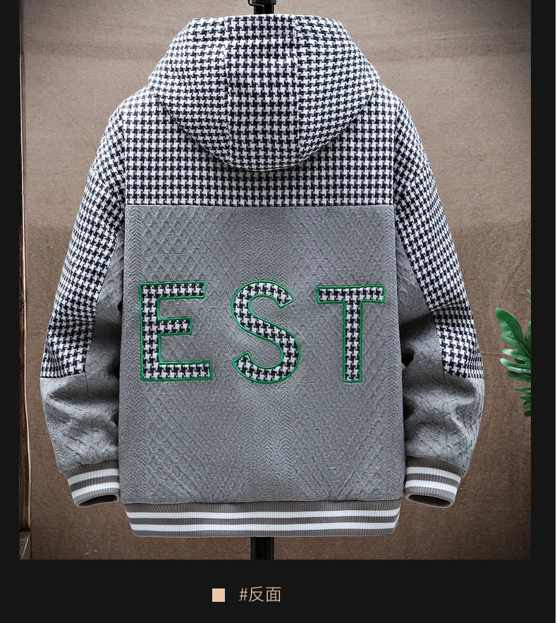 Winter Men's Sets Tracksuit Men Wool Hooded Sweatshirt Thicken Warm Sportswear Male Casual Suit Two Piece Sets