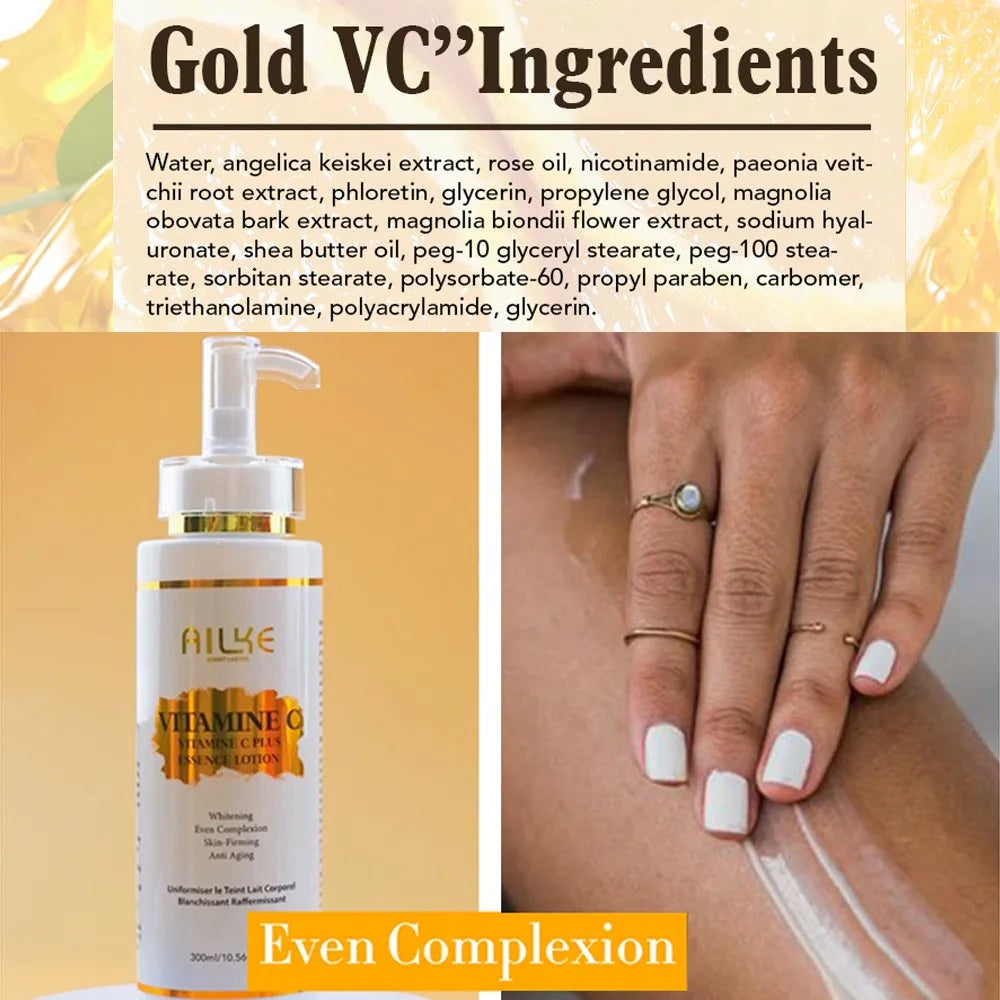 AILKE Vitamin C Whitening Serum, Remove Dark Spots, Moisturizing, Anti-Aging & Wrinkle, Beauty Skin Care Cosmetics Secondary image