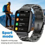 Smart Watch for Men & Women - Multi-Function Fitness Tracker with Call/Message/Weather/Alarm/Remote Camera Control, USB-Powered