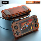 15000+ Ready Games! 3.5" IPS Retro Handheld Console RK3326, 3000mAh Long Play original ARKOS Blue R36H 64GB 128GB
