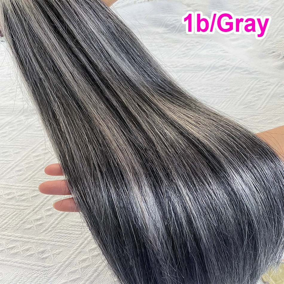 Ombre Straight Bulk Braiding Hair 100% Brazilian Virgin Remy Human Hair Extensions 613 Blonde Color Natural Hair Piece