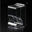 Pet Hamster Rabbit Squirrel Food Dispenser Feeder Plastic Clear Automatic Pet Feeder for Hamster Guinea Pigs Food Bowl Container