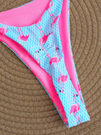 Brazilian Bikini Set Sexy Push Up Swimsuit Two Piece Triangle Tie Side Bottoms Beach Swimming Wear Bathing Suit Women