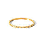 New Waterproof Cubic Zirconia Bangles Stainless Steel Bracelets Tarnish Free  Jewelry for Women Factory Wholesales Customize
