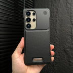 Luxury Leather Frameless Aromatherapy Case for Samsung Galaxy S25 S24 S23 Plus Ultra For Magsafe Magnetic Hybrid Shockproof Capa