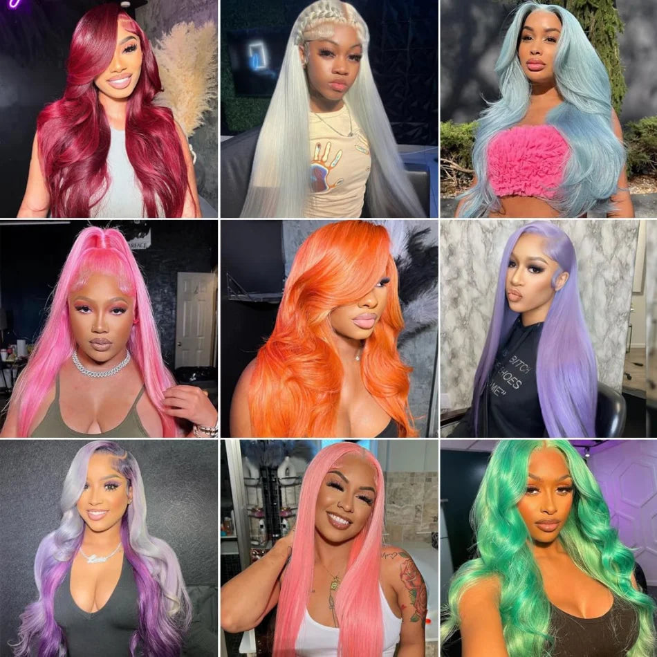 Blonde 613 Human Hair Wigs Straight Hd Lace Frontal Wig 13X6 Brazilian Wig For Black Women 30 40 Inch Lace Front Wig 230 Density
