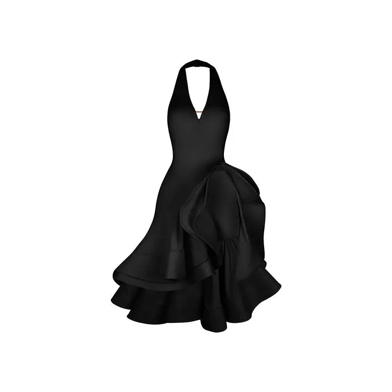 Black Latin Dance Dress for Women Professional Sexy Chacha Dance Competition Dress Adult Party Dresses Stage Outfit 2026 New