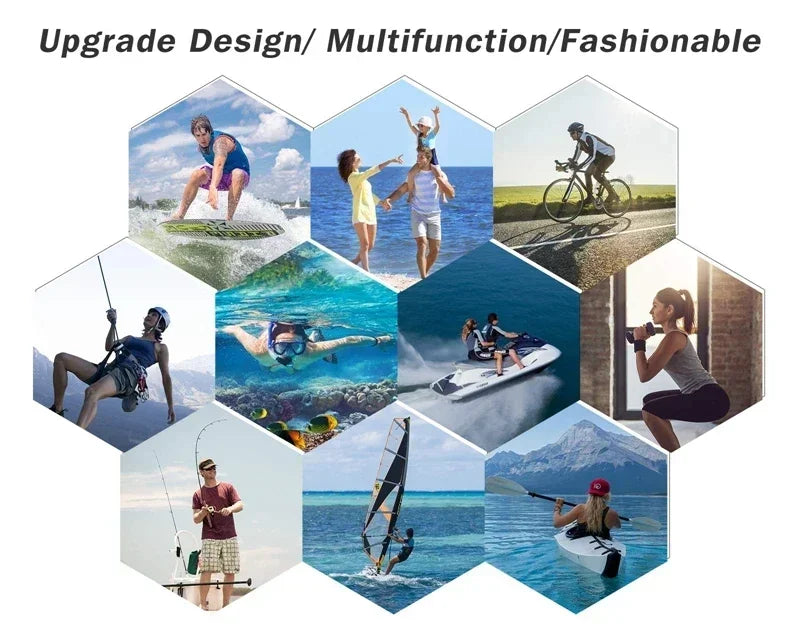 Men Women Elastic Beach Barefoot Seaside Aqua Shoe Quick-Dry Breathable Surf Wading Shoe Non Slip Upstream Swimming Water Shoe