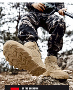 Upgraded Tactics Combat Training Boots Male Outdoors Camping Anti-wear Rapid Response Hiking Shoes Fishing Hunting Sneakers Men