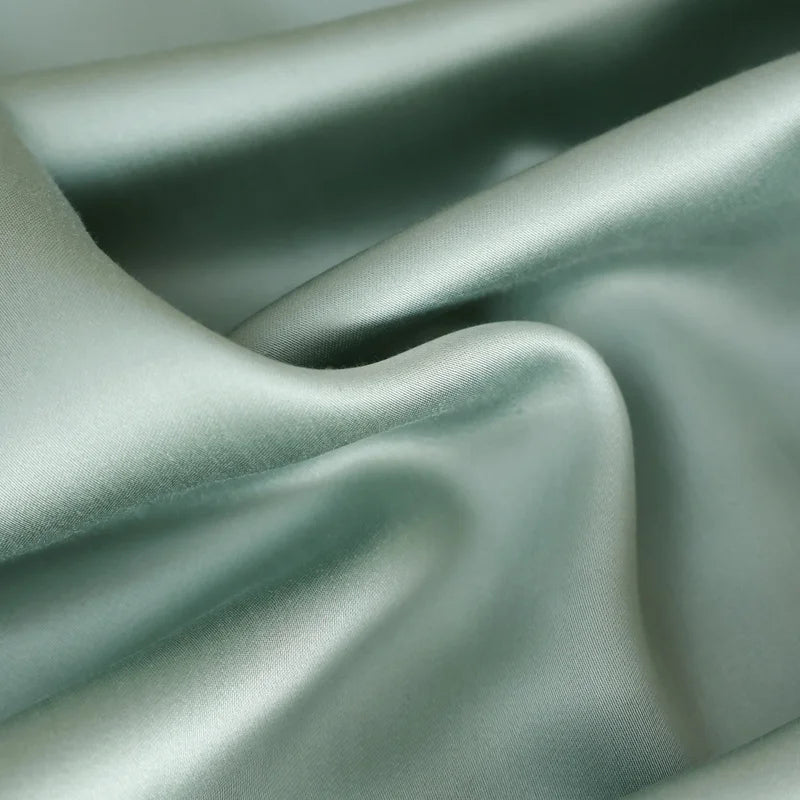 Mulberry Silk Fitted Bed Sheet with Elastic Bands Luxury Mattress Cover Single Double King Queen Size Bed Cover 100/140/200/220