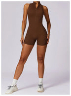 Sweat Suit Set Womens Jumpsuit Activewear Sets Women Gym Elastic Workout Outfit Women's One Pcs Yoga Suit Seamless Sports Set