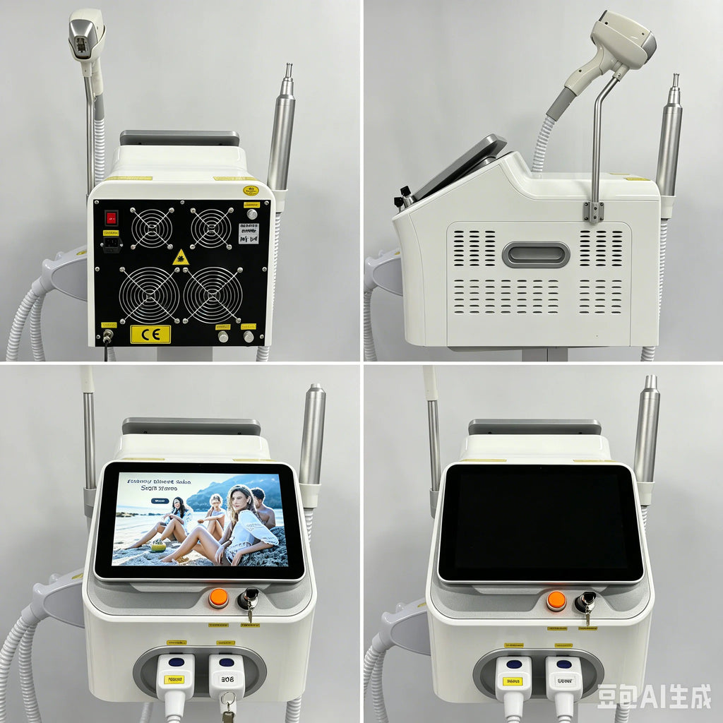 FAC 5000W 2 IN 1 Professional 4 Wave 808 Diode Laser Permanent Painless Hair Removal Picosecond Laser Tattoo Removal Machine