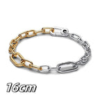 2025 New Hot Sale Original Me Dangle Charm Fit Me Bracelet For Women 925 Sterling Silver Luxury femme Bracelets Fine Jewelry