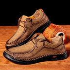Shoes for Men 2026 Handmade Leather Casual Sneakers Comfort Design Man Shoe Business Leather Fashion Plus Size Shoes for Men