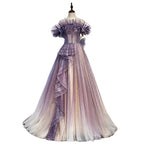Evening Dress Women 2026 New Autumn And Winter Temperament Banquet Host Fairy Celebrity Slim Dress Wedding Bridesmaid prom dress