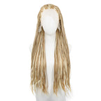613 Blonde Box Braided Wigs Braids For Black Women 26Inch Long African Cornrow Crochet Braids Synthetic Hair 13x3 Lace Front Wig