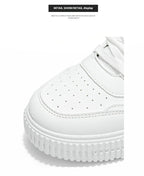 New Fashion Casual Sneakers High Top Skateboard Shoes Student Boots Men and Women Trend Wear Resistant Two-color Couples