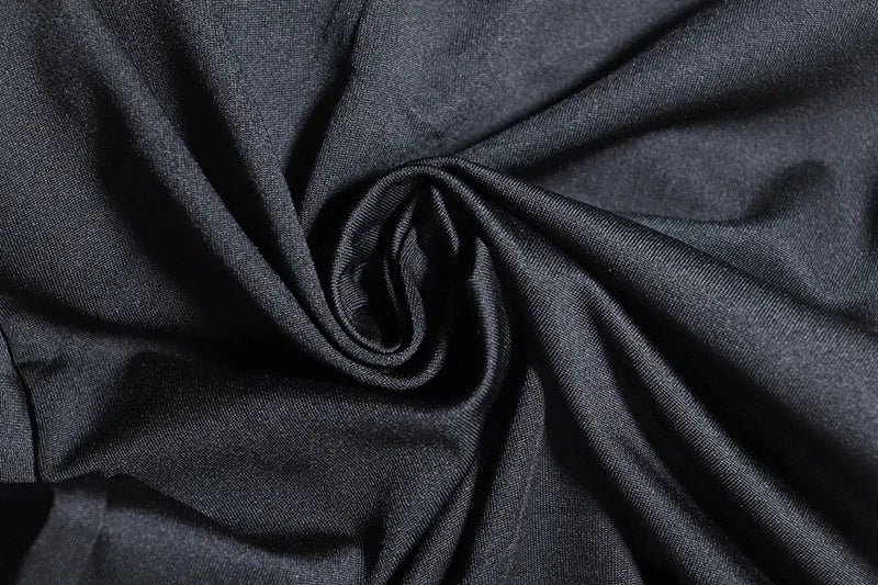 Elegant Black White Bodycon Dresses for Woman Long Sleeve Hollow Out Lace-Up Backless Bandage Party Dress Club Vestido Branco