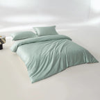 1pc Egyptian Cotton Duvet Cover Solid Color 100% Cotton 800 Thread Count Quilt Cover Korean Minimalist Style Bedding Ultra Soft