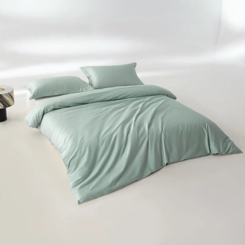 1pc Egyptian Cotton Duvet Cover Solid Color 100% Cotton 800 Thread Count Quilt Cover Korean Minimalist Style Bedding Ultra Soft