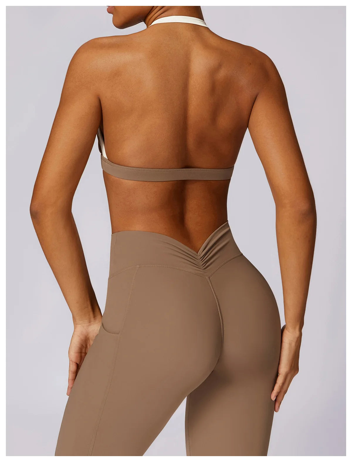 2-Piece Activewear Set – Long Sleeve Crop Top & Leggings