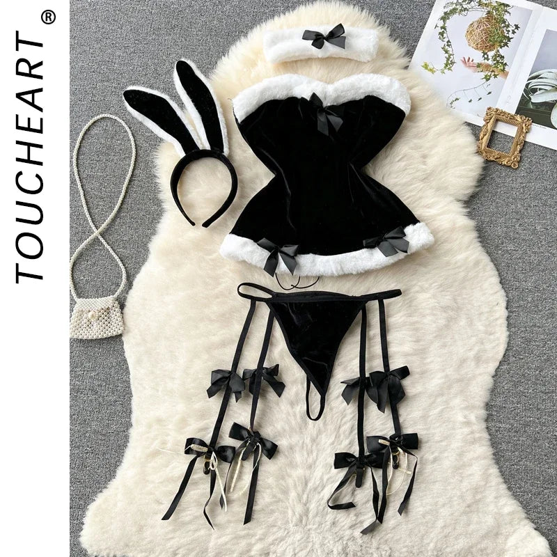 Women's Bras Women's Underwear Sets Sexy Lingerie Outfit Bra and Panty Set Woman Clothes Attractive Chest Suspenders Below Sex Main image