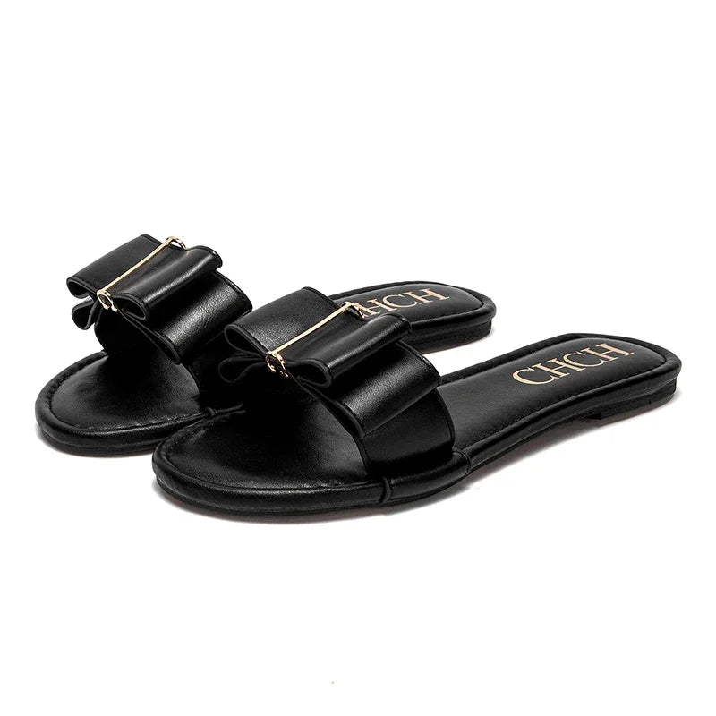 2026 NEW Slippers high quality PU flat women's shoes red shoes luxury brand new listing