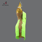 2025 New Latin Dance Dress Adult Womens Sexy Short Skirt Tassel Clothes Ballroom Practice Wear Line Suit Prom Costume Customized