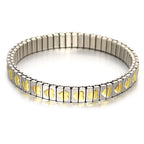 Freetry 18K Gold Plated Stainless Steel Adjustable Bracelet Fashion Elastic Metal Bracelet Trendy Jewelry Accessories Official