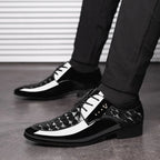 Oxfords Leather Men's Shoes Casual Dress Men Lace Up Breathable Formal Office for Man Big Size 38-48 Flats 2026