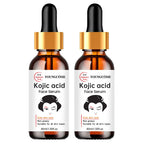 2PCS YOUNGCOME Kojic Acid Face Serum - Brightening Anti-Aging Treatment, Evens Skin ToneFades Dark Spots, Skin Essence Shrink.