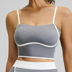 Women's Yoga Sports Bras Padded Gym Top Beauty Back Workout Crop Top Adjustable Shoulder Strap Fitness Bra Tight Yoga Wear