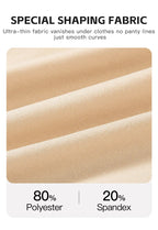 Women's Padded Butt Lifter Body Shaper with 4 Sponge Pads Tummy Control Shapewear Panties with Waist Cincher and Hook Closure