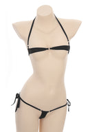 Bikini Swimsuit Outfits for Women Sexy Micro Mini Bikini Set Bandage Bra Thong Two Piece Swimwear Beachwear Bathing Suit Femme