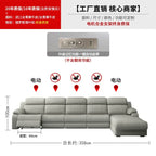 Classic Cheap Electric Recliner Sofas Gray Design European Quality Living Room Sofas Luxury Modern Divano Soggiorno Furniture